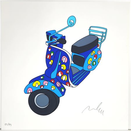 MARCO LODOLA, 30 X 30 cm, Serigrafia su cartoncino. Firma a pennarello in...