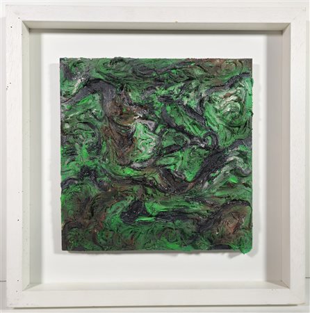 ANDREA RACCAGNI, 30 X 30 cm, Tecnica mista e applicazioni su TAVOLETTA. Anno...