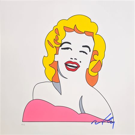 MARCO LODOLA, 50 X 50 cm, Serigrafia su cartoncino. Firma a pennarello in...