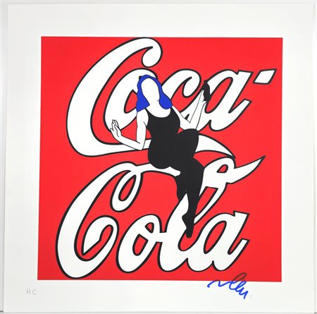 MARCO LODOLA, 50 X 50 cm, Serigrafia su cartoncino. Firma a pennarello in...