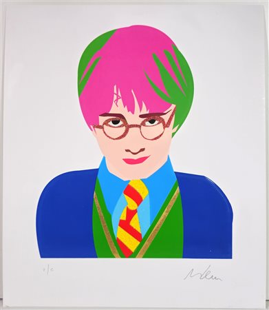 MARCO LODOLA, 35 X30 cm, Senza Titolo, serigrafia su cartoncino. Esemplare...