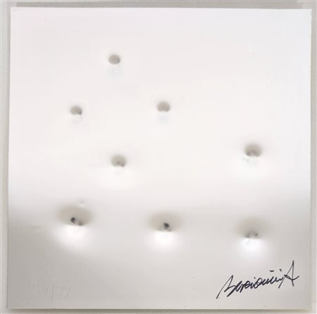 ANGELO BRESCIANINI, 16 X 16 cm, ”Senza Titolo" Multiplo realizzato in...