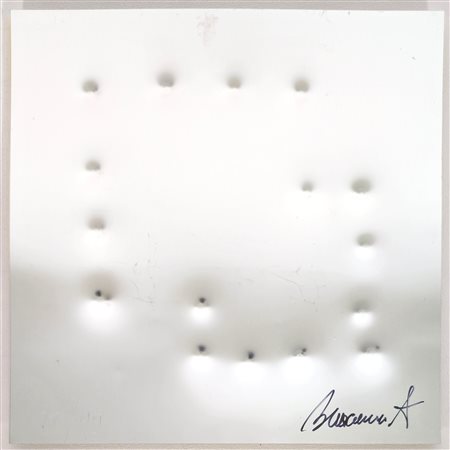 ANGELO BRESCIANINI, 16 X 16 cm, ”Senza Titolo" Multiplo realizzato in...