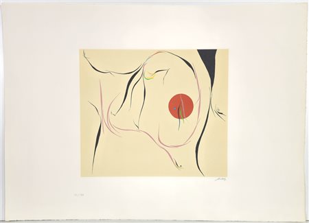 GIANNI DOVA, 50 X 70 cm, Senza Titolo. Serigrafia. Esemplare Numero 85 di 99....
