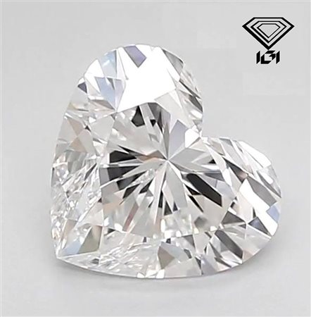 DIAMANTE NATURALE - CUORE - 0.80 CT G VVS1 - I.G.I.