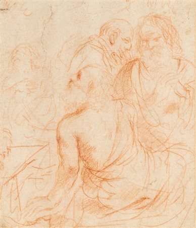Benedetto Gennari (attribuito a) (Cento, 1633 - Bologna, 1715) Studio di tre...