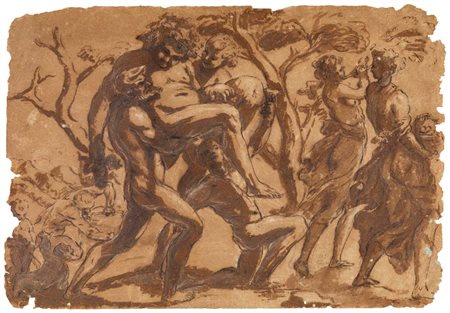 Girolamo Troppa (Rocchette in Sabina, 1636 - Terni, 1711) Studio per corteo...