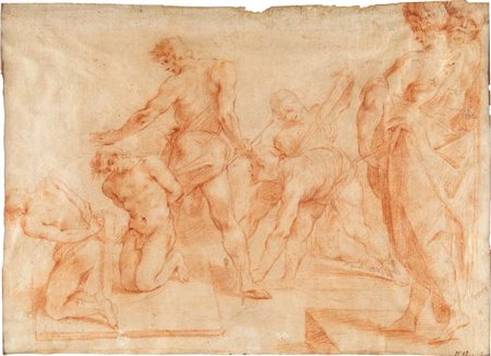 Francesco Allegrini (Gubbio, 1587 - Roma, 1663) Bruto console assiste...