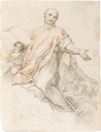 Giovanni Battista Tempesti (Volterra, 1729 - Pisa, 1804) Studio di Santo...