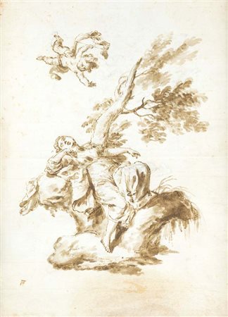 Marco Marcola (Verona, 1740 - Verona, 1793) Recto: Studio di figura femminile...
