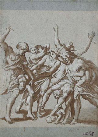 Scuola bolognese del XVIII secolo Strage degli Innocenti Penna, inchiostro...