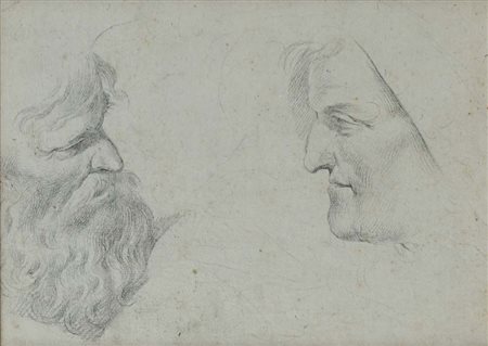 Scuola neoclassica italiana Recto: Studio di filosofi - Verso: Studio di...
