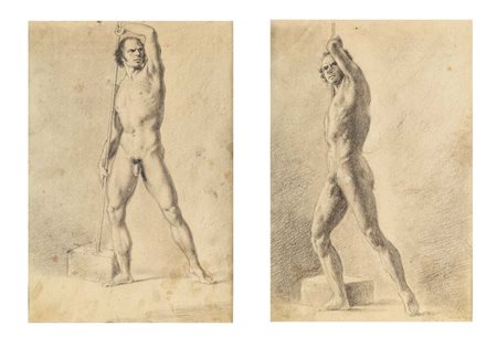 Pietro Benvenuti (Arezzo, 1769 - Firenze, 1844) Coppia di studi accademici...