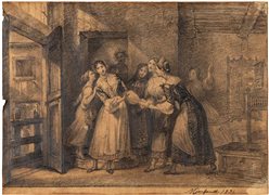Nicola Cianfanelli (Mosca, 1793 - Firenze, 1848) Studio per Lucia pronta per...