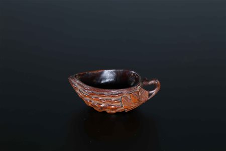 Arte Cinese Lavapennelli in bamboo Cina, XVIII secolo. . Cm 89,00. Arte...