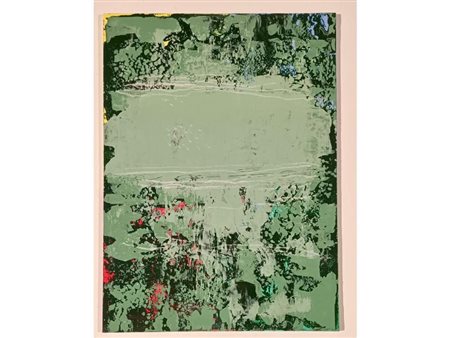 CAPORALI GIULIANO Santa Mama (Ar) 1950 Pittura verde 2012 Acrilico su...