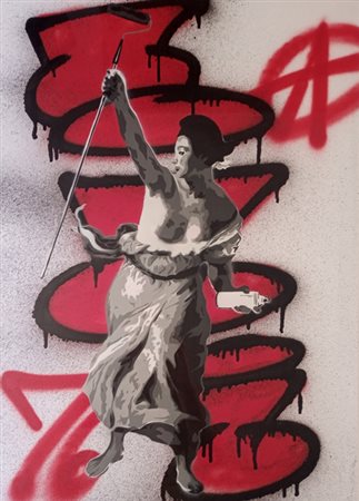 ZIEGLER THIERRY Parigi (Francia) 1980 Senza Titolo Acrilico e spray su carta...