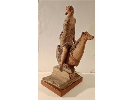 RIVA UGO Bergamo (Bg ) 1951 Senza Titolo 1989 Terracotta policroma (pezzo...
