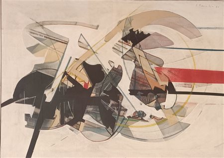 FRANCESCHINI EDOARDO Catania (Ct) 1928 Senza Titolo 1970 Mista su tela...