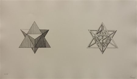 CEROLI MARIO Castel Frentano (Ch) 1938 Senza Titolo Incisione su carta...