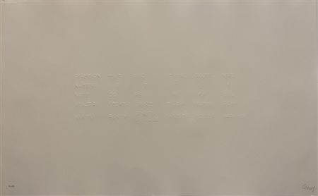 CEROLI MARIO Castel Frentano (Ch) 1938 Senza Titolo Incisione su carta...