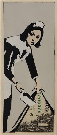 KASH ART New York (Stati Uniti) 1985 Swepit and the carpet 2026 Stencil su...