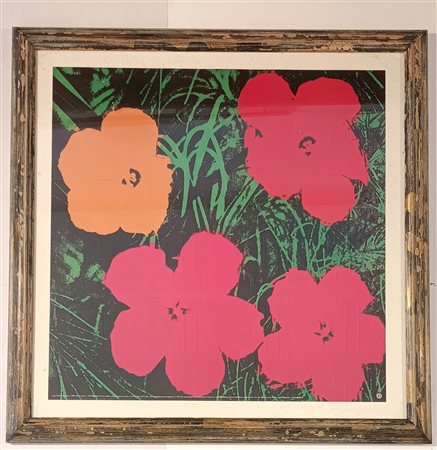 WARHOL ANDY Pittsburg (Stati Uniti) 1928 Flowers 1993 Off set vintage...
