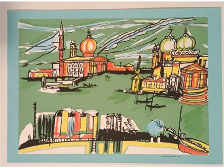 BRINDISI REMO Roma (Roma) 1918 Venezia Tecnica mista su base litografica...