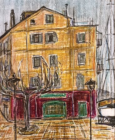 FIRMA INDECIFRATA N.D. ( -) 1900 Senza Titolo pastelli su carta 31,00x25,00...