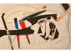 FRANCESCHINI EDOARDO Catania (Ct) 1928 Senza Titolo 1966 Collage su...