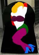 LODOLA MARCO Pavia (Pv) 1955 Pin up 2008 Perspex+neon 120,00x90,00x15,00...