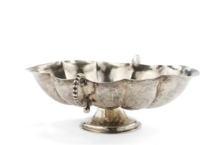 Stefano Gallestruzzi (Firenze, 1664 - Roma, 1714) Coppa in argento biansata bac