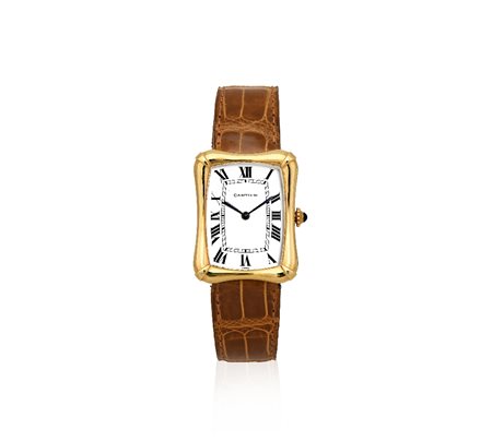 CARTIER PARIS Modello: Tank Coussin Bamboo" ref"