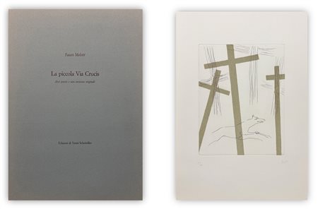 FAUSTO MELOTTI (1901-1986) - La piccola Via Crucis. Dieci poesie e una incisione originale, 1987