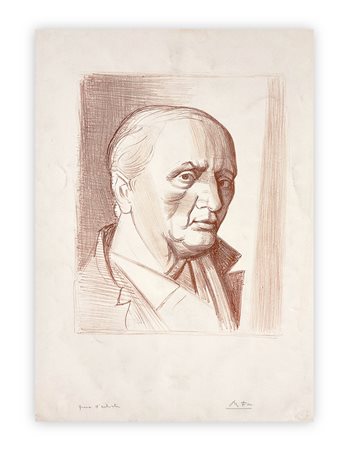 ACHILLE FUNI (1890-1972) - Senza Titolo (Autoritratto)