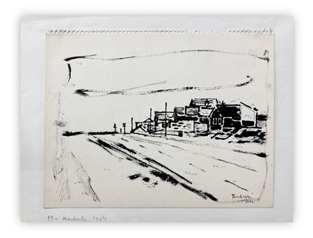 ORFEO TAMBURI (1910-1994) - Senza Titolo, 1964