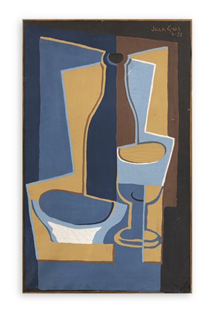 JUAN GRIS (1887-1927) - La bouteille, primi anni '50