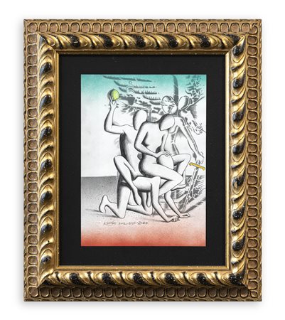 MARK KOSTABI (1960) - The means justice the end or whatever gets lis there, 2022