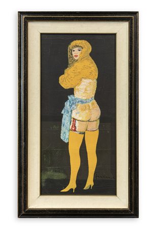 SALVATORE FIUME (1915-1997) - Senza Titolo (Odalisca)
