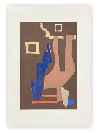 ANDRÉ LANSKOY (1902-1976) - Senza Titolo, 1974