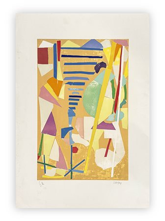 ANDRÉ LANSKOY (1902-1976) - Senza Titolo, 1974