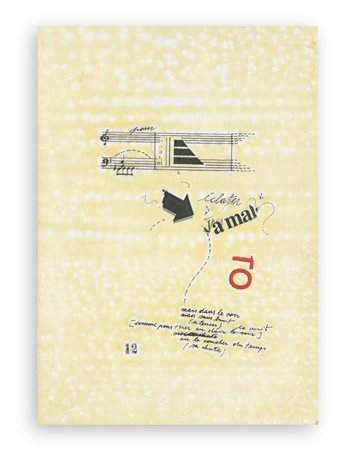 GIOVANNI FONTANA (1946) - "12" da la voix et l'absence, 1996