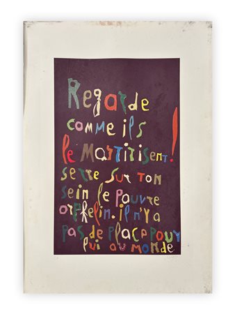 ANDRÉ LANSKOY (1902-1976) - Journal d'un fou