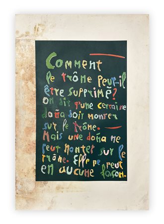 ANDRÉ LANSKOY (1902-1976) - Journal d'un fou
