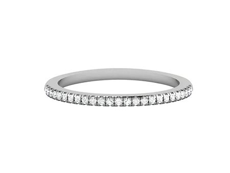 ANELLO ETERNITY IN ORO GIALLO 14K CON DIAMANTE DA 0,09 CT CERTIFICATO GEMMOLOGICO ALLEGATO - DOC-0036604-0008