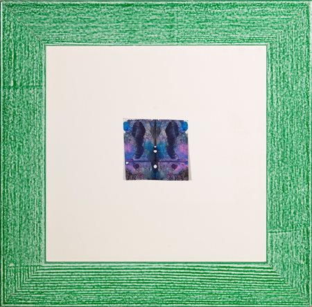 Buja Bingemer (Colonia, 1927 - 1989) 
Senza titolo 1965
Tempera su cartoncino 6x6 cm
