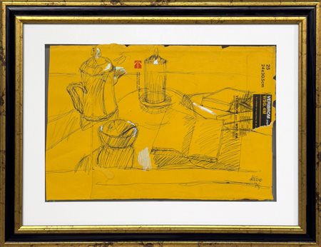 Salvo  
Senza titolo 1979
Biro su carta 27,5x40 cm