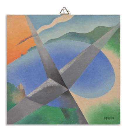 PERUZZI OSVALDO (1907 - 2004) - VOLO SUL GOLFO.
