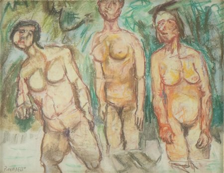 PIRANDELLO FAUSTO (1899 - 1975) - SENZA TITOLO (SECONDA META' ANNI '60).