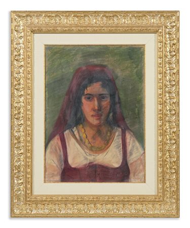 FUNI ACHILLE (1890 - 1972) - POPOLANA (FINE ANNI '40).
